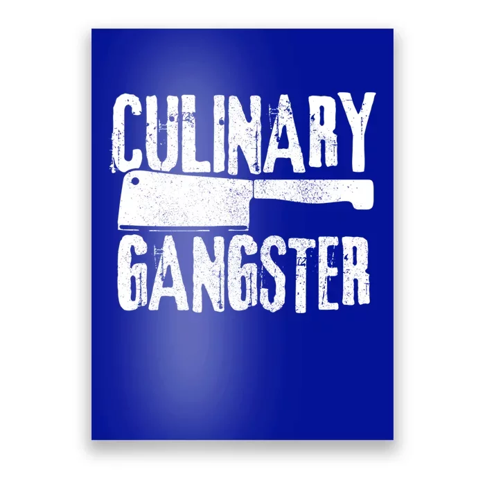 Culinary Gangster Chef Cook Funny Cooking Chef Gift Poster