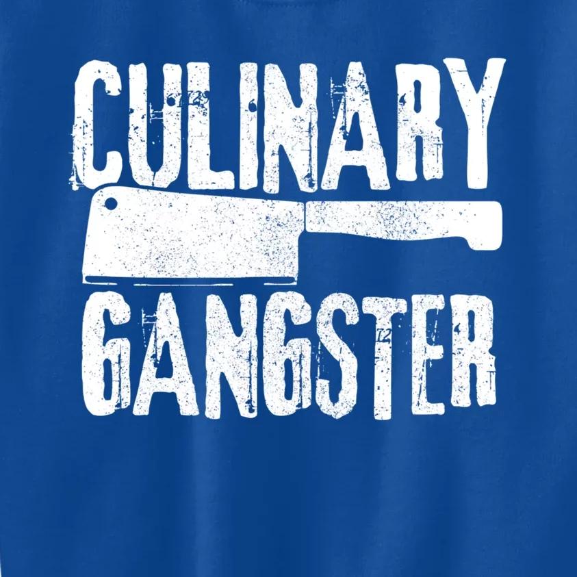 Culinary Gangster Chef Cook Funny Cooking Chef Gift Kids Sweatshirt