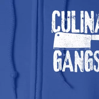 Culinary Gangster Chef Cook Funny Cooking Chef Gift Full Zip Hoodie