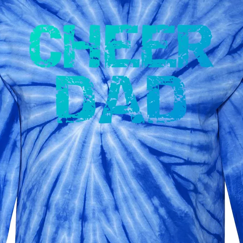 Cheerleading Gift Cheerleader Father Idea Cheer Dad Meaningful Gift Tie-Dye Long Sleeve Shirt