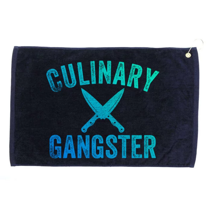 Culinary Gangster Cooking Themed Chefs Cooking Enthusiasts Meaningful Gift Grommeted Golf Towel