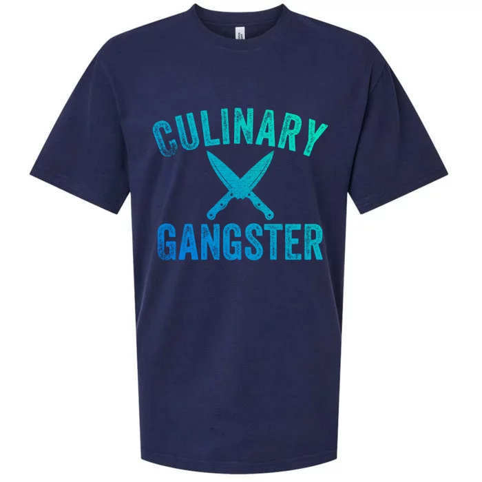 Culinary Gangster Cooking Themed Chefs Cooking Enthusiasts Meaningful Gift Sueded Cloud Jersey T-Shirt