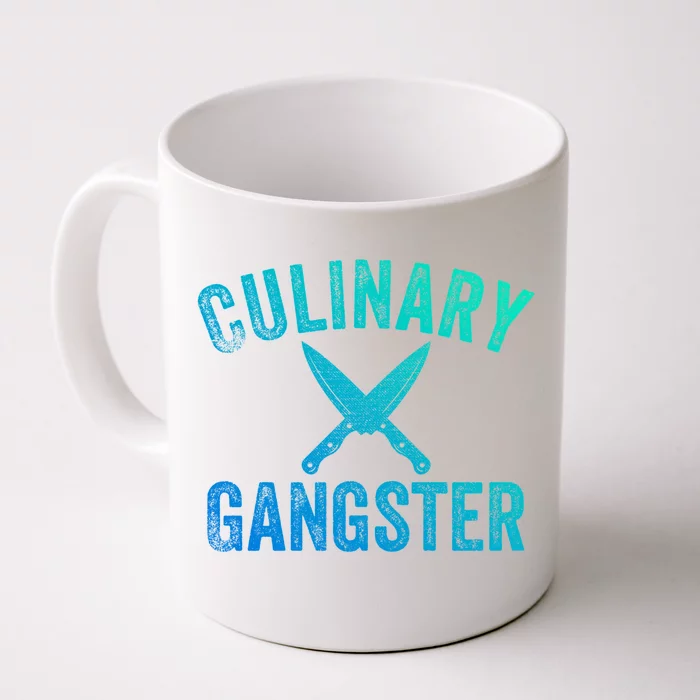 Culinary Gangster Cooking Themed Chefs Cooking Enthusiasts Meaningful Gift Front & Back Coffee Mug