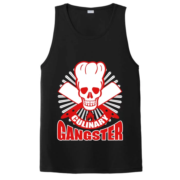 Culinary Gangster Chef Cooking Kitchen Food Master Gift Performance Tank