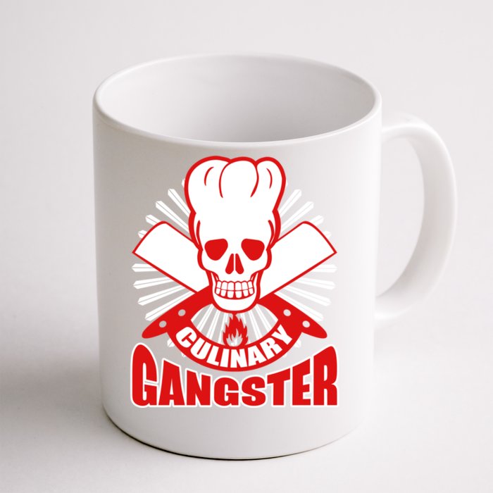 Culinary Gangster Chef Cooking Kitchen Food Master Gift Front & Back Coffee Mug