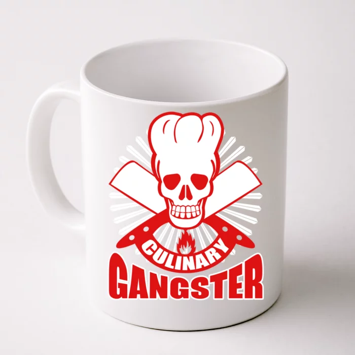 Culinary Gangster Chef Cooking Kitchen Food Master Gift Front & Back Coffee Mug