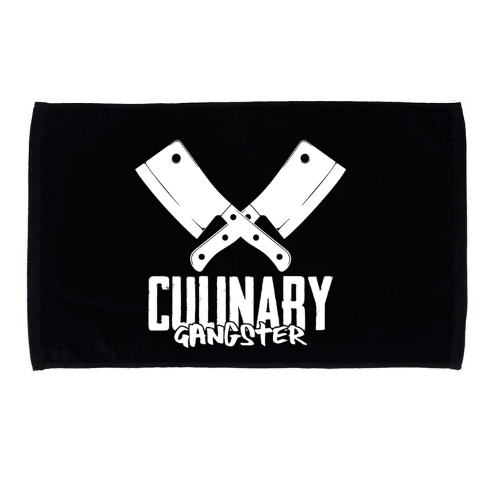 Culinary Gangster Chef Knife For Culinary Artist Cook Chef Cute Gift Microfiber Hand Towel