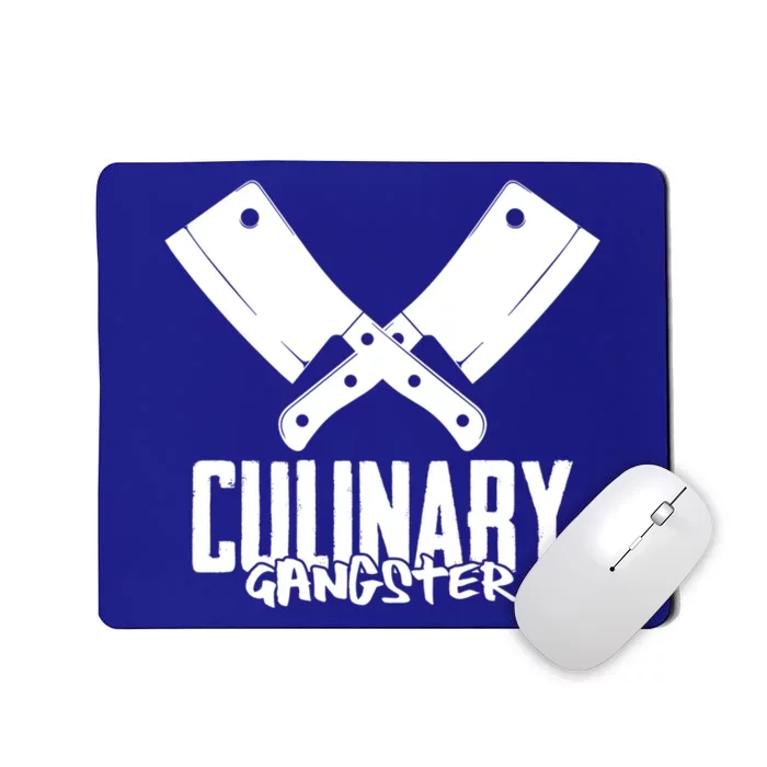 Culinary Gangster Chef Knife For Culinary Artist Cook Chef Cute Gift Mousepad