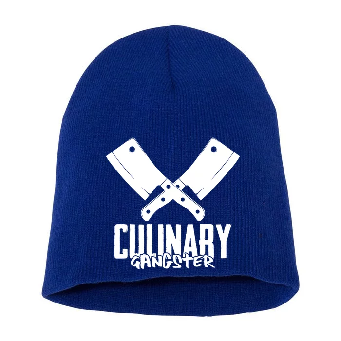 Culinary Gangster Chef Knife For Culinary Artist Cook Chef Cute Gift Short Acrylic Beanie