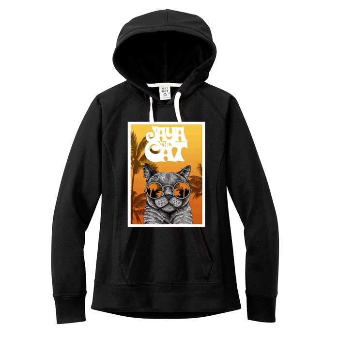 Cats Glasses Women's Fleece Hoodie