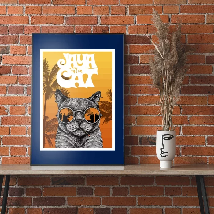 Cats Glasses Poster