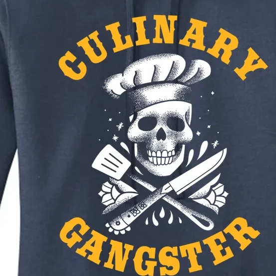 Culinary Gangster Cool Cooking Guru Gift Women's Pullover Hoodie