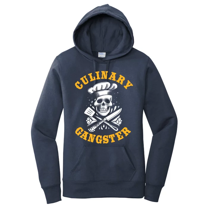 Culinary Gangster Cool Cooking Guru Gift Women's Pullover Hoodie