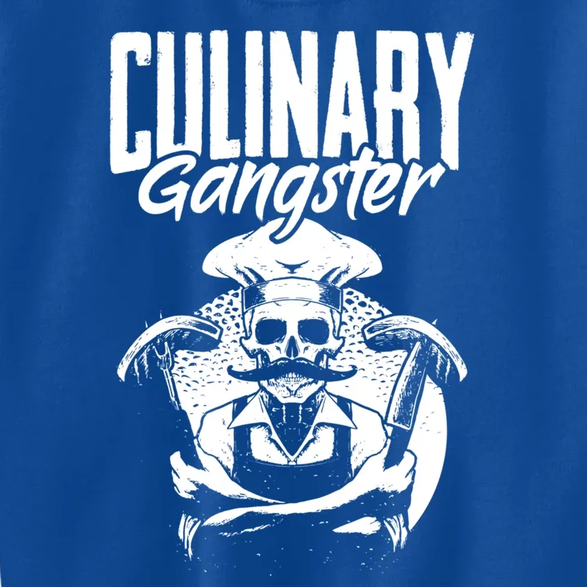 Culinary Gangster Cooking Culinary Art Cuisine Cook Chef Meaningful Gift Kids Sweatshirt