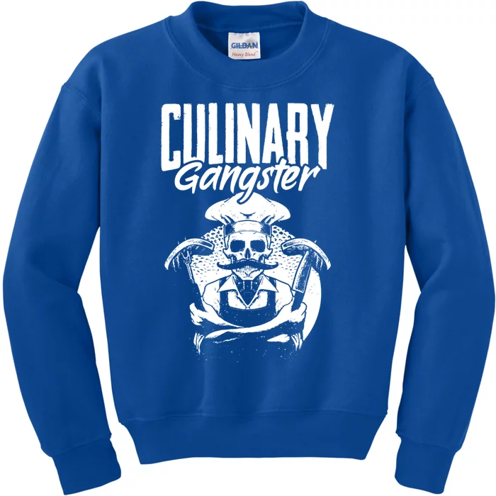 Culinary Gangster Cooking Culinary Art Cuisine Cook Chef Meaningful Gift Kids Sweatshirt