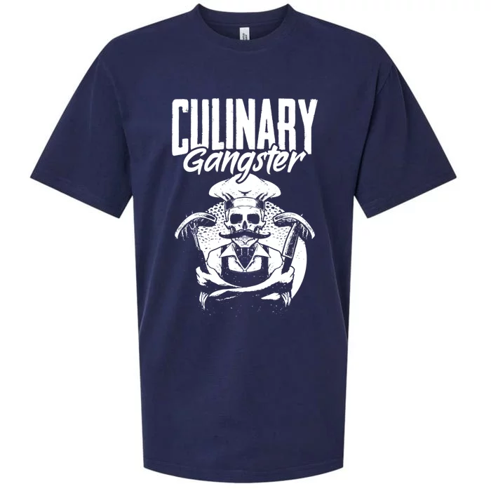 Culinary Gangster Cooking Culinary Art Cuisine Cook Chef Meaningful Gift Sueded Cloud Jersey T-Shirt