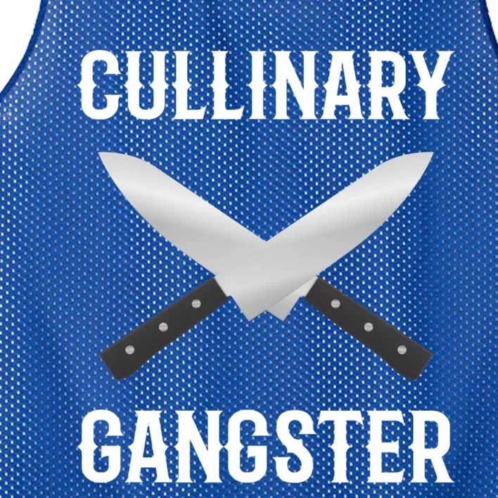 Culinary Gangster Culinary Expert Meaningful Gift Mesh Reversible Basketball Jersey Tank