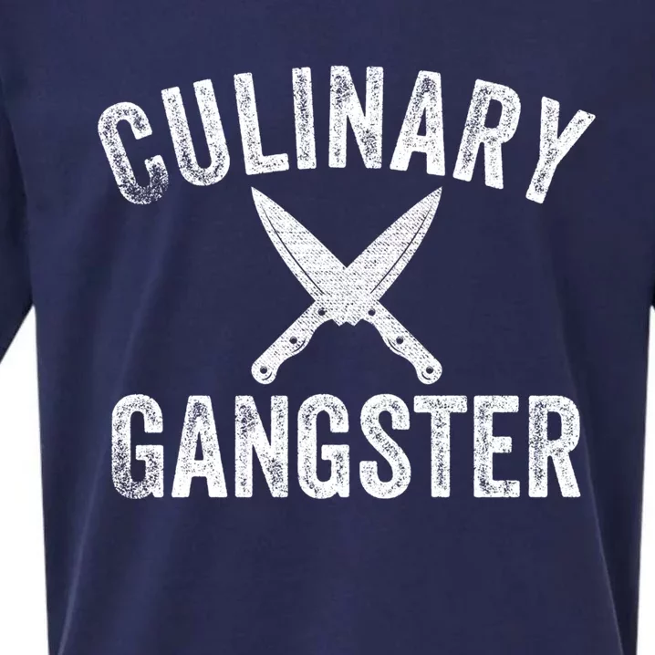 Culinary Gangster Cooking Themed Chefs Cooking Enthusiasts Meaningful Gift Sueded Cloud Jersey T-Shirt