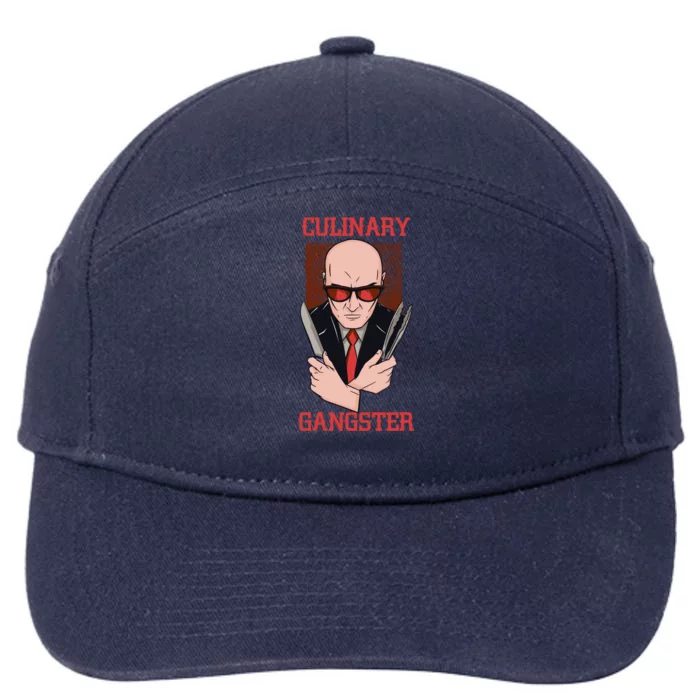 Culinary Gangster Culinary Great Gift 7-Panel Snapback Hat