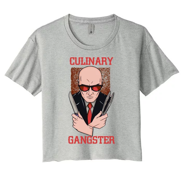 Culinary Gangster Culinary Great Gift Women's Crop Top Tee