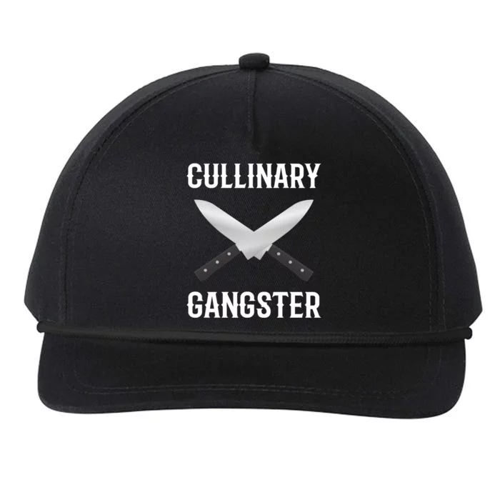 Culinary Gangster Culinary Expert Meaningful Gift Snapback Five-Panel Rope Hat