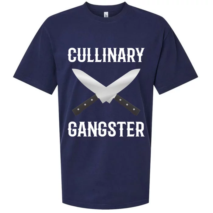 Culinary Gangster Culinary Expert Meaningful Gift Sueded Cloud Jersey T-Shirt