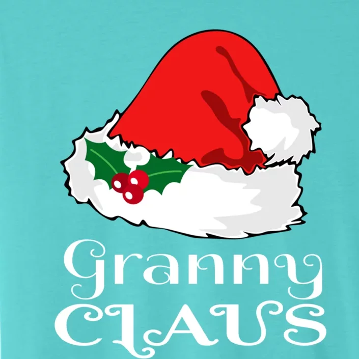 Christmas Granny Claus Matching Pajama Santa Hat Xmeaningful Giftmas Funny Gift ChromaSoft Performance T-Shirt