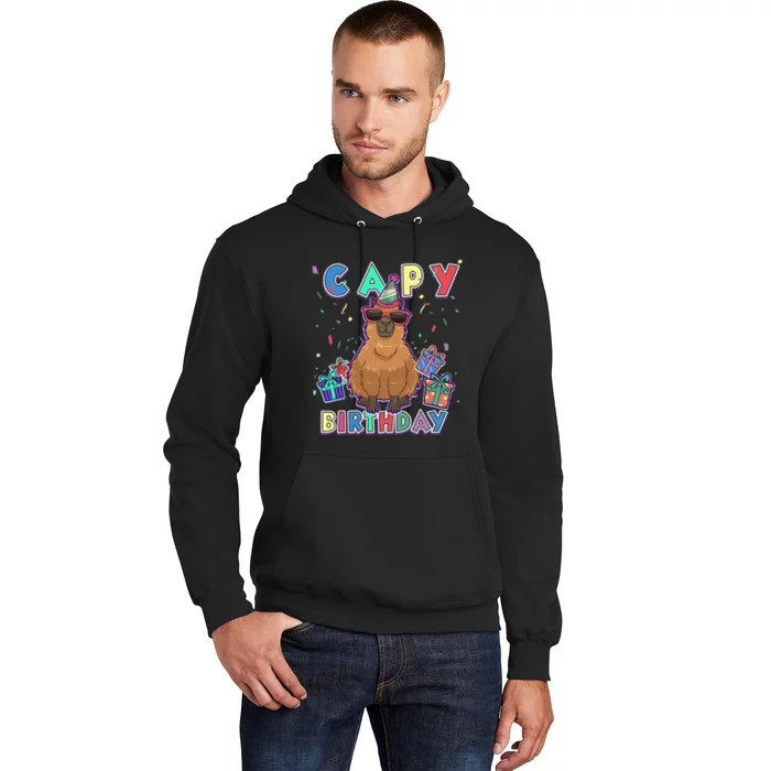 capybara gifts, capy birthday, happy birthday capybara Hoodie