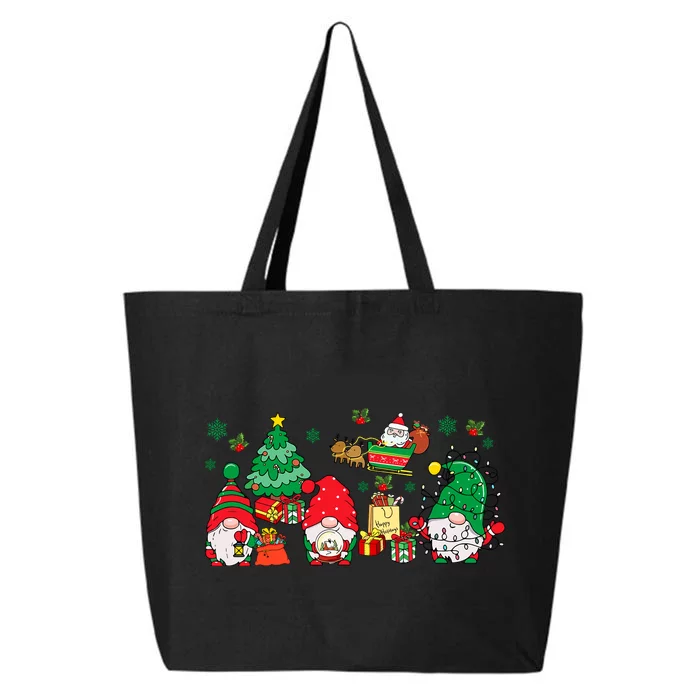 Cute Gnomes Christmas Santa Claus Gnome Xmas Family Matching 25L Jumbo Tote