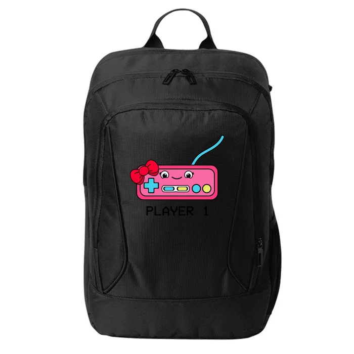 Cute Game Controller Kawaii Joystick Funny Gamer Girl Matching Gamer Couple City Backpack