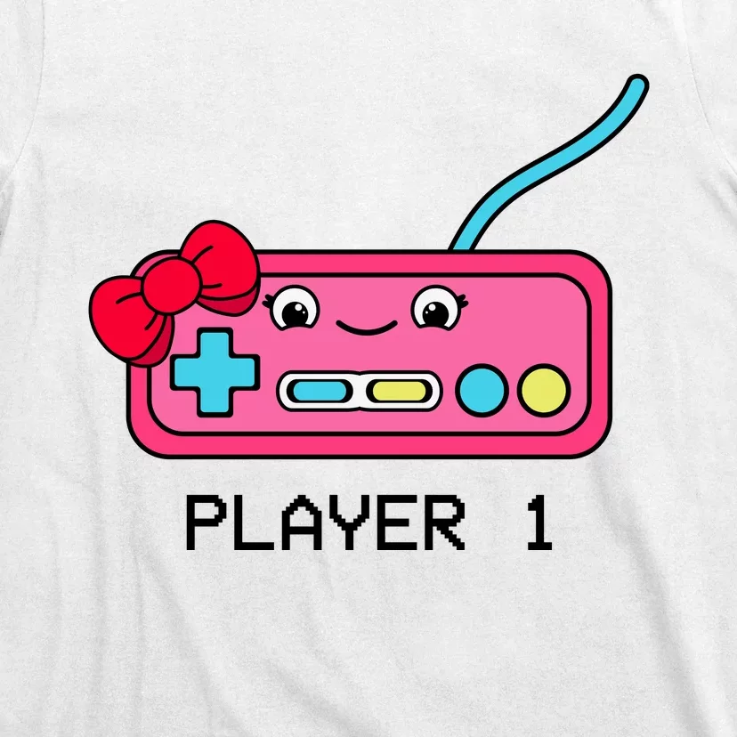 Cute Game Controller Kawaii Joystick Funny Gamer Girl Matching Gamer Couple T-Shirt