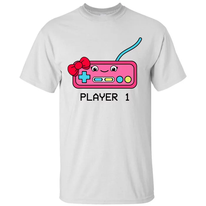 Cute Game Controller Kawaii Joystick Funny Gamer Girl Matching Gamer Couple Tall T-Shirt