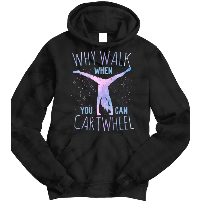 Cartwheel Gymnast Tie Dye Hoodie