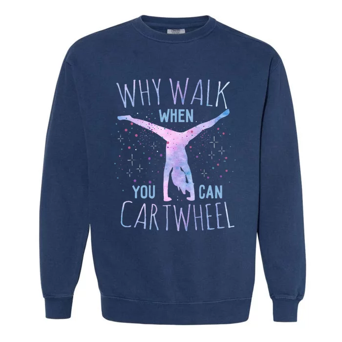 Cartwheel Gymnast Garment-Dyed Sweatshirt