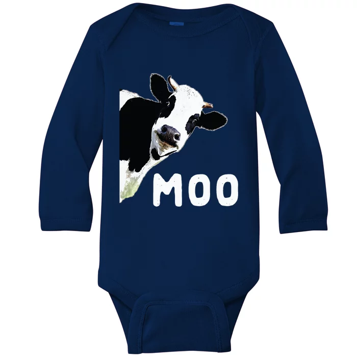 Cow Gift Baby Long Sleeve Bodysuit