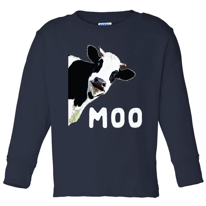 Cow Gift Toddler Long Sleeve Shirt