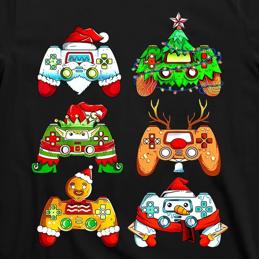 Christmas Gamer Controller Holiday Gift T-Shirt