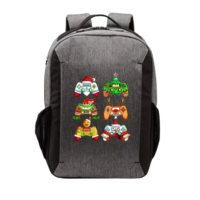 Christmas Gamer Controller Holiday Gift Vector Backpack