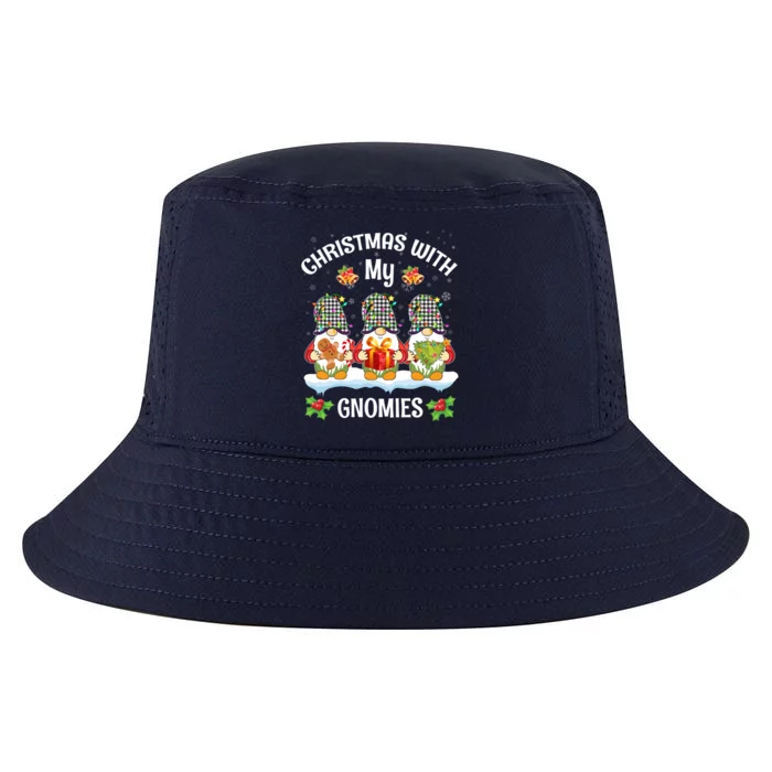 Cute Gnome Christmas Funny Holiday Christmas With My Gnomies Gift Cool Comfort Performance Bucket Hat