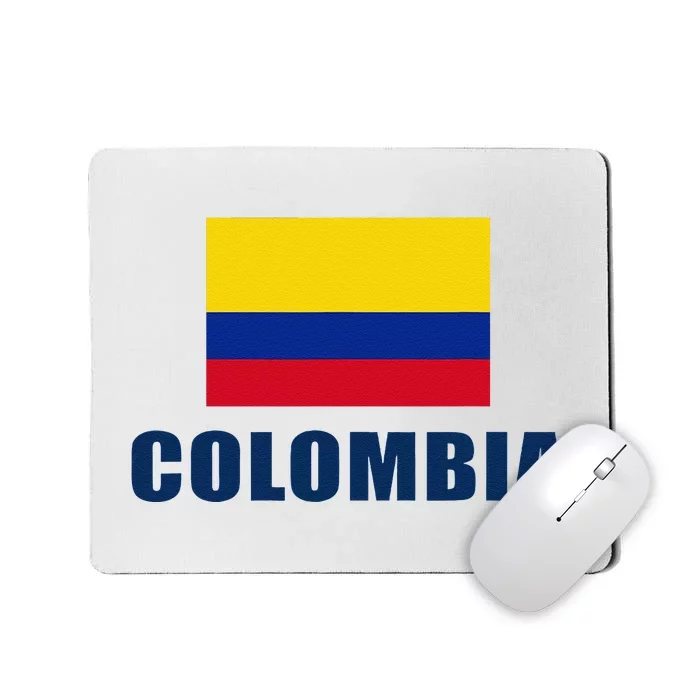 Colombia Gift Columbian Flag Pride Gift Mousepad