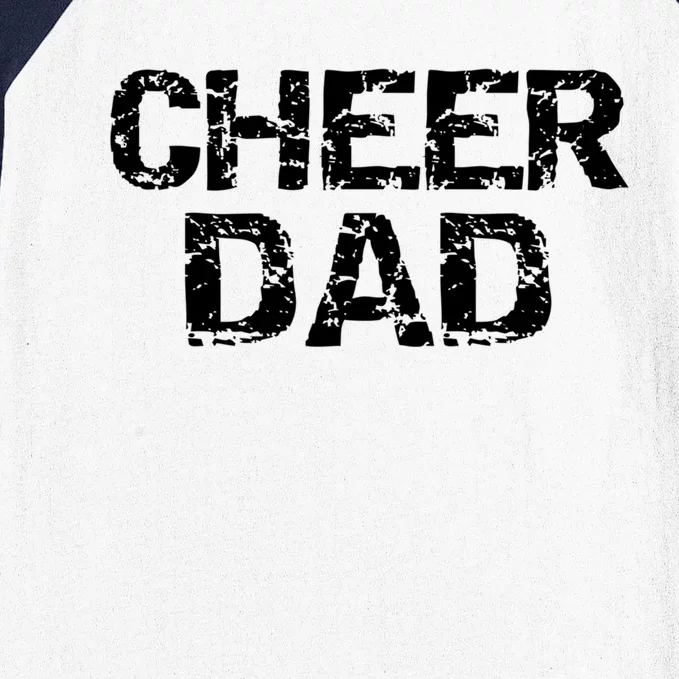 Cheerleading Gift Cheerleader Father Idea Cheer Dad Meaningful Gift Baseball Sleeve Shirt