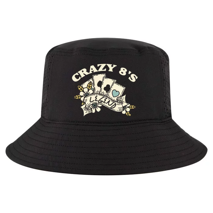 Card Games Crazy Eights Legend Cool Comfort Performance Bucket Hat