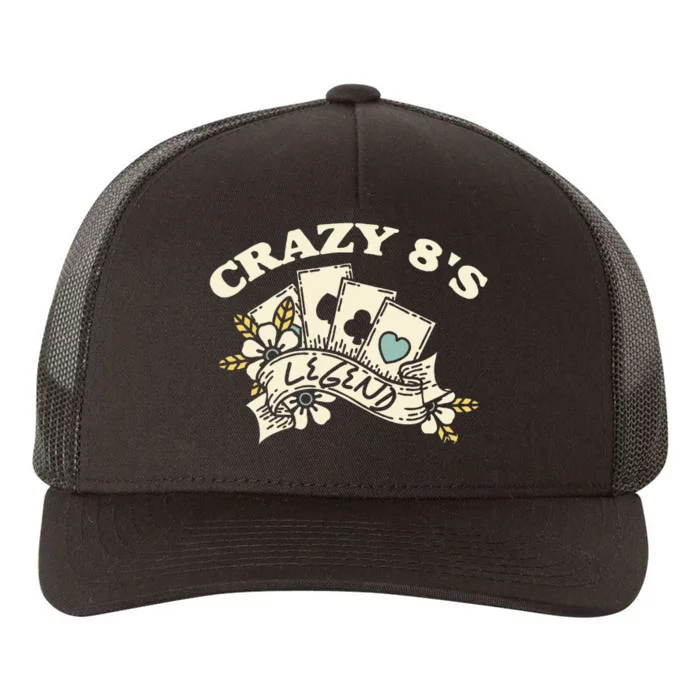 Card Games Crazy Eights Legend Yupoong Adult 5-Panel Trucker Hat