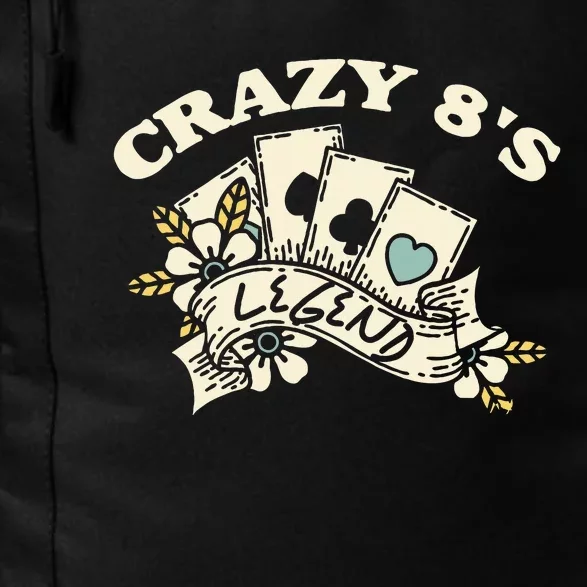 Card Games Crazy Eights Legend Daily Commute Backpack