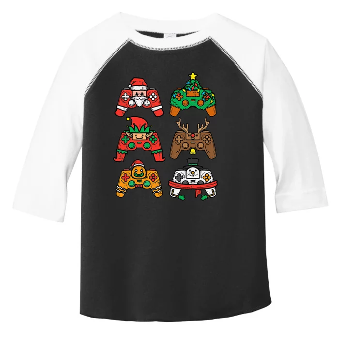 Christmas Gamer Controller Xmas Gaming Toddler Fine Jersey T-Shirt