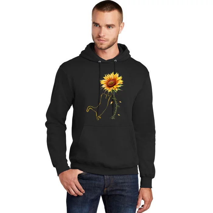 Cat Graphic Cat Sunflower Cat Sunshine Cat Lover Hoodie