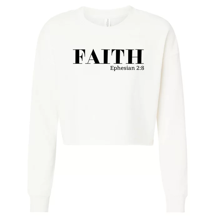 Christians Gift Cropped Pullover Crew