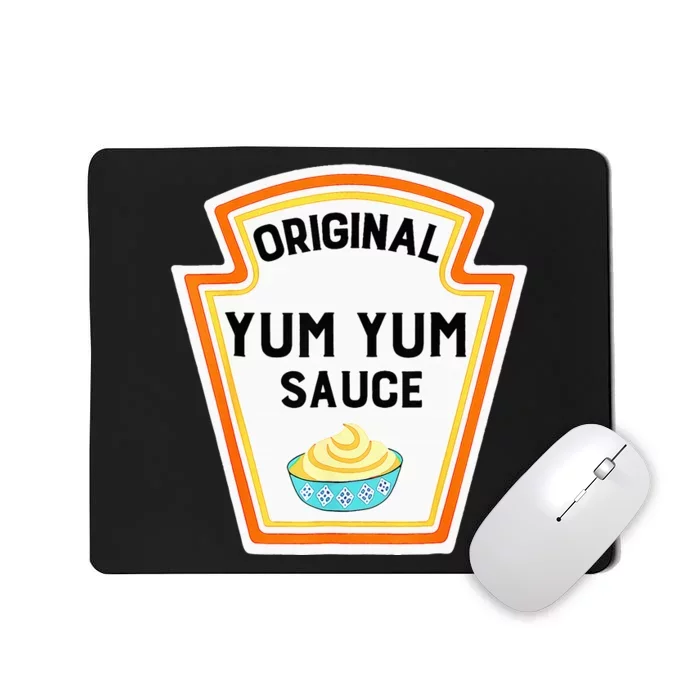 Cute Group Condiments Halloween Costume Family Yum Yum Sauce Mousepad