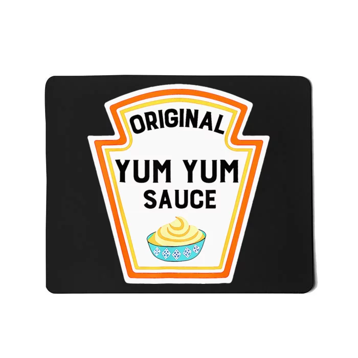 Cute Group Condiments Halloween Costume Family Yum Yum Sauce Mousepad