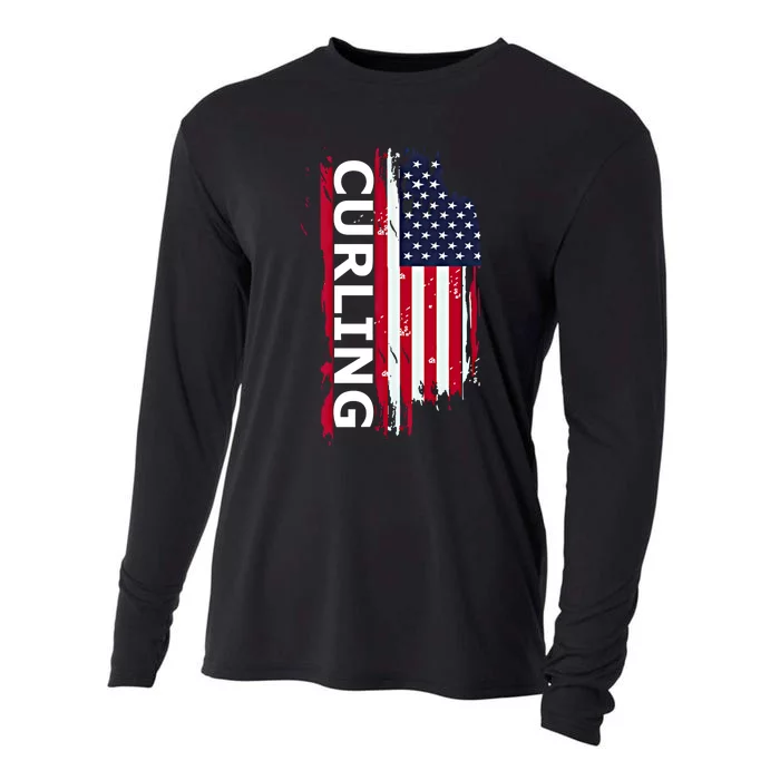 Curling Gift Cooling Performance Long Sleeve Crew